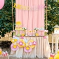 thumbnail image 3 of XWZO Blush Pink Curtains 2 Panels for Patio, Lightweight Room Darken Photography Backdrop Curtain Drapes with Rod Pockets for Home/Holiday/Party Decor, 5ft x 7ft, 3 of 7