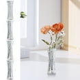 thumbnail image 1 of Jarrón Hexagonal Grande de Cristal, Decoración Moderna para El Hogar, Centro de Mesa para Arreglos Florales | Jarrón de Cristal de 30 Cm (11,81") para Sala de Estar, Comedor, Mesa, Decoración de Boda, 1 of 6