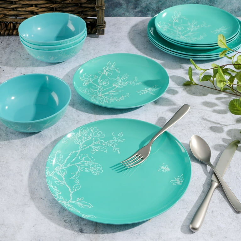 Teal dinner clearance set