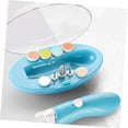 thumbnail image 3 of 1 Juego de lima de uñas eléctrica para bebés, cortauñas eléctrico para cortauñas eléctrico, cortaúñas, multifunción, resina Abs para niños, 3 of 5