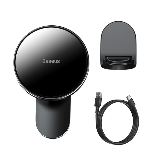 Cargador inalámbrico Baseus magnético para teléfono de coche para Apple iPhone 14 13 12 11 Pro Max, cargador inalámbrico para teléfono Tan Jianjun unisex