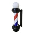 thumbnail image 1 of Barber Pole LED Light Rotating Hair Salon Shop Sign Light Wall Mounted Rainproof style C, 1 of 8