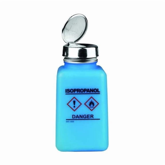 Menda Dispensing IPA Bottle,6 oz.,HDPE,Blue 35735