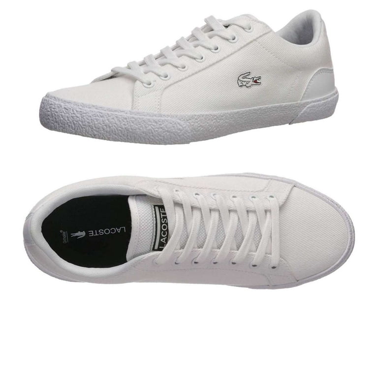 Lacoste lerond canvas trainers sale