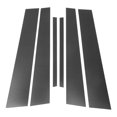 thumbnail image 1 of Ofertas Únicas 6 Pcs Recorte de Ventana del Pilar de la Puerta del Automóvil Frontal Trasero Izquierda Derecha para Acura TL 2004-2008 Plástico Fibra de Carbono Negra, 1 of 6