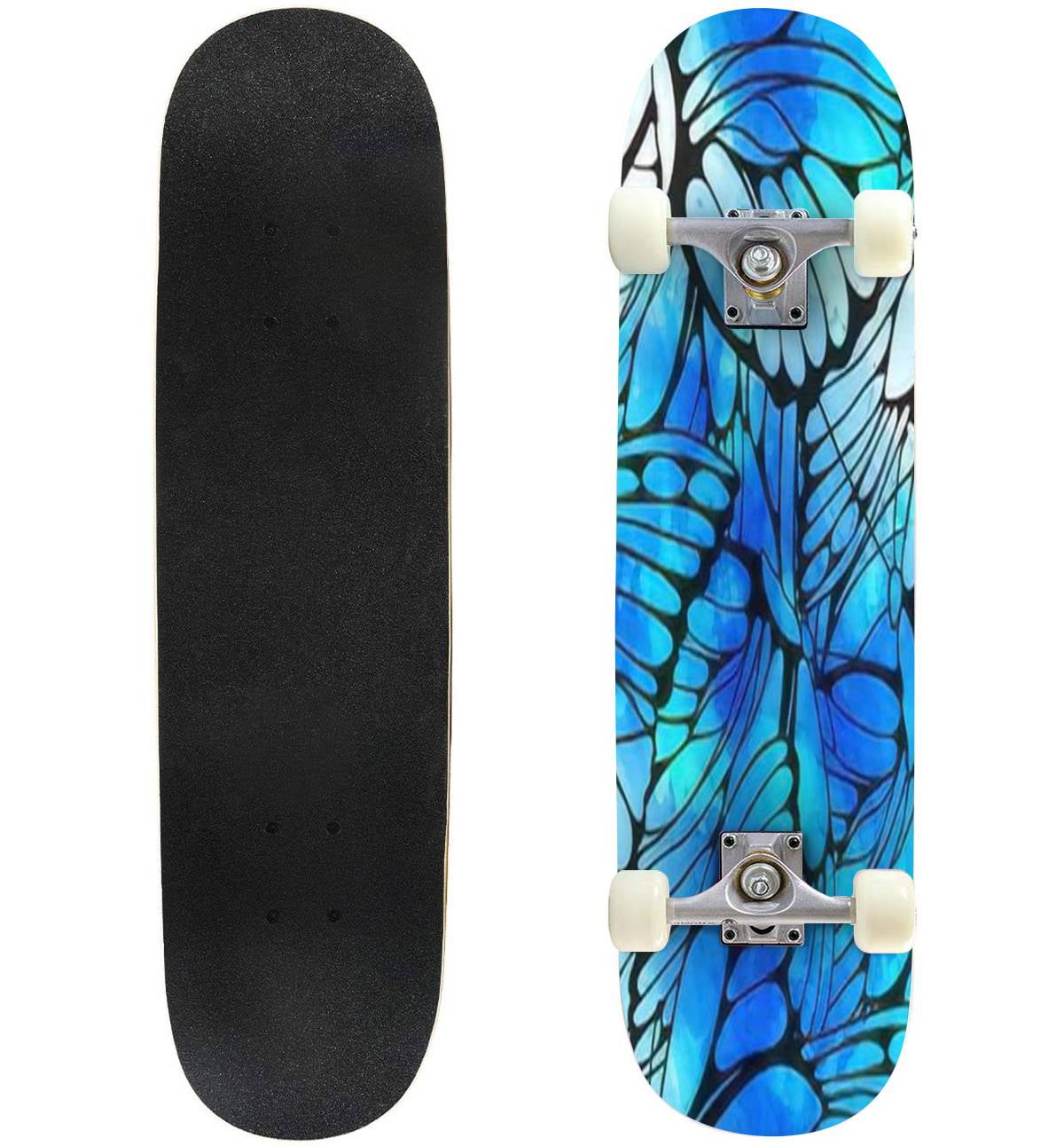 seamless of flying butterflies with watercolor texture Abstract with ...