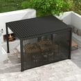 thumbnail image 3 of Mirador 111S Outdoor Pergola Aluminum Deco Wall Skyline 1/3 13' Side, Dark Grey (Not Pergola), 3 of 6