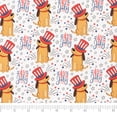 thumbnail image 3 of Singer, 100% Cotton, Festive Dogs In Hats, Cut by Yard, 3 of 7
