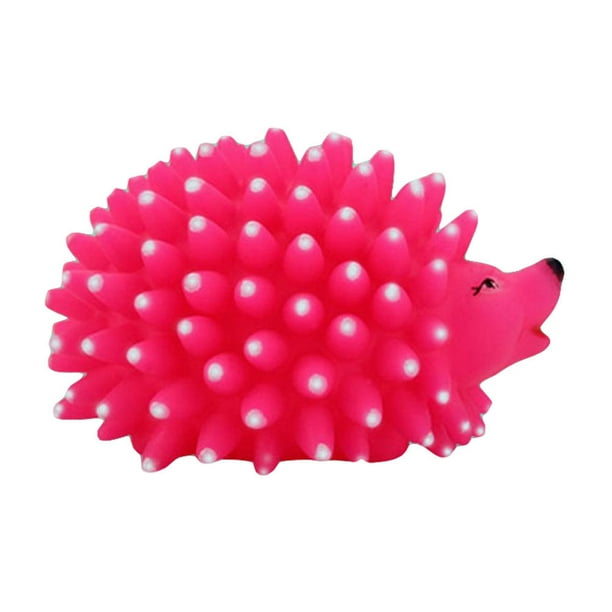 1 pieza de juguete para perro con forma de erizo, con sonido de dibujos animados, chirriante, para masticar y morder.