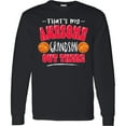 thumbnail image 3 of Inktastic That's My Awesome Grandson out There with Basketballs Long Sleeve T-Shirt, 3 of 5