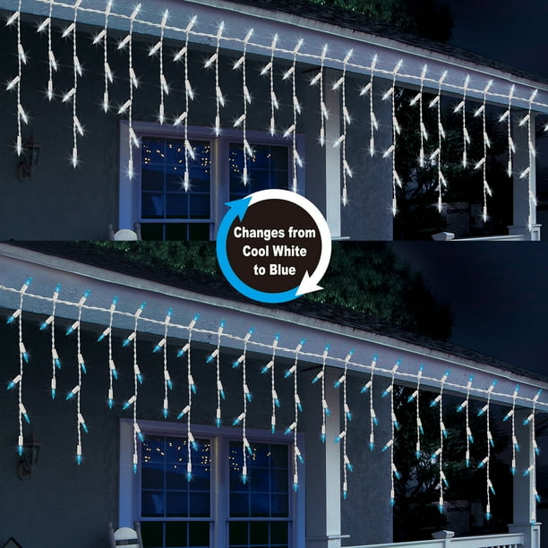 LED ColorSync M5 Icicle Christmas Lights, 100 Count