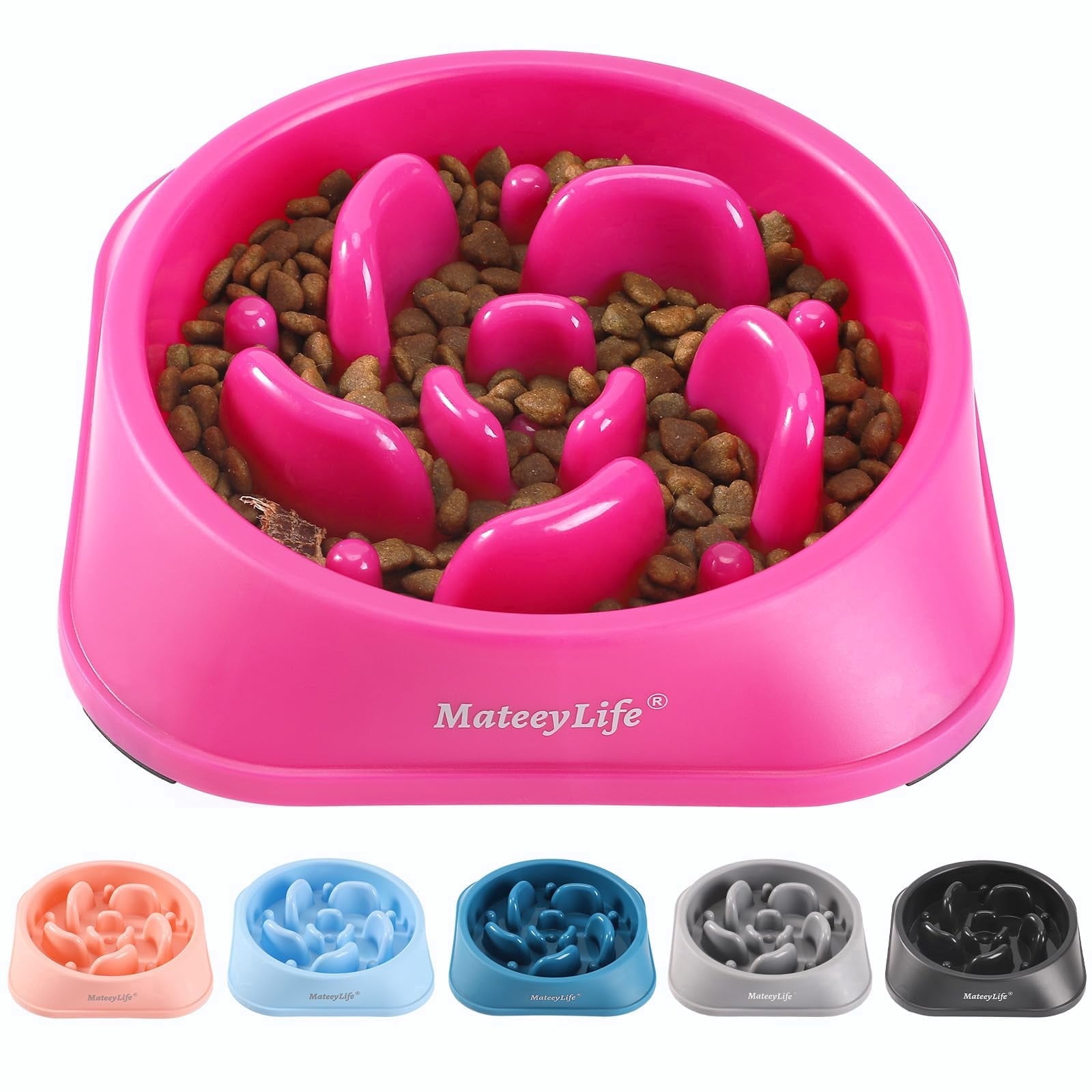 MateeyLife Slow Feeder Dog Bowl Maze Puzzle photo 1
