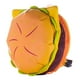 thumbnail image 5 of PU cuero hamburguesa con queso mochila de gran capacidad portátil almacenamiento portátil titular moda hamburguesa mochila para mujeres hombres viajes Hugo Bolsa de hamburguesa con queso, 5 of 9