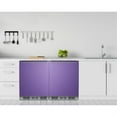 thumbnail image 4 of Undercounter 24" all-refrigerator for residential use with lavender purple door, stainless steel handle, and black cabinet, 4 of 5