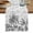 Gray, variant on Palm Trees Table Runner, Black Grey Tropical Plants Summer Forest Washable Cotton Linen Table Runners 36 Inches Long, Dresser Scarf Runner for Nightstand/End Tables/Round Tables 13''x36''