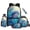 Cartoon Dolphin, variant on Purple Galaxy Cat Backpack Set for Girls with Lunch Box, Pen Case, Water Bottle Sleeve & Keychain, 17 Inch Lightweight Elementary School Kids Bookbag for 2nd-4th Grade, Back to School Gifts