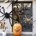 thumbnail image 3 of Araña gigante de felpa negra para niños, accesorios de decoración de fiesta de Halloween, juguetes para niños, decoración de Casa Encantada, 50cm/90cm/150cm/200cm, 3 of 4