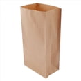 thumbnail image 4 of 300 Piezas Bolsas de Papel para Alimentos de Fondo Cuadrado Bolsas de Papel Kraft Desayuno Bolsas de Papel para Comida, 4 of 5