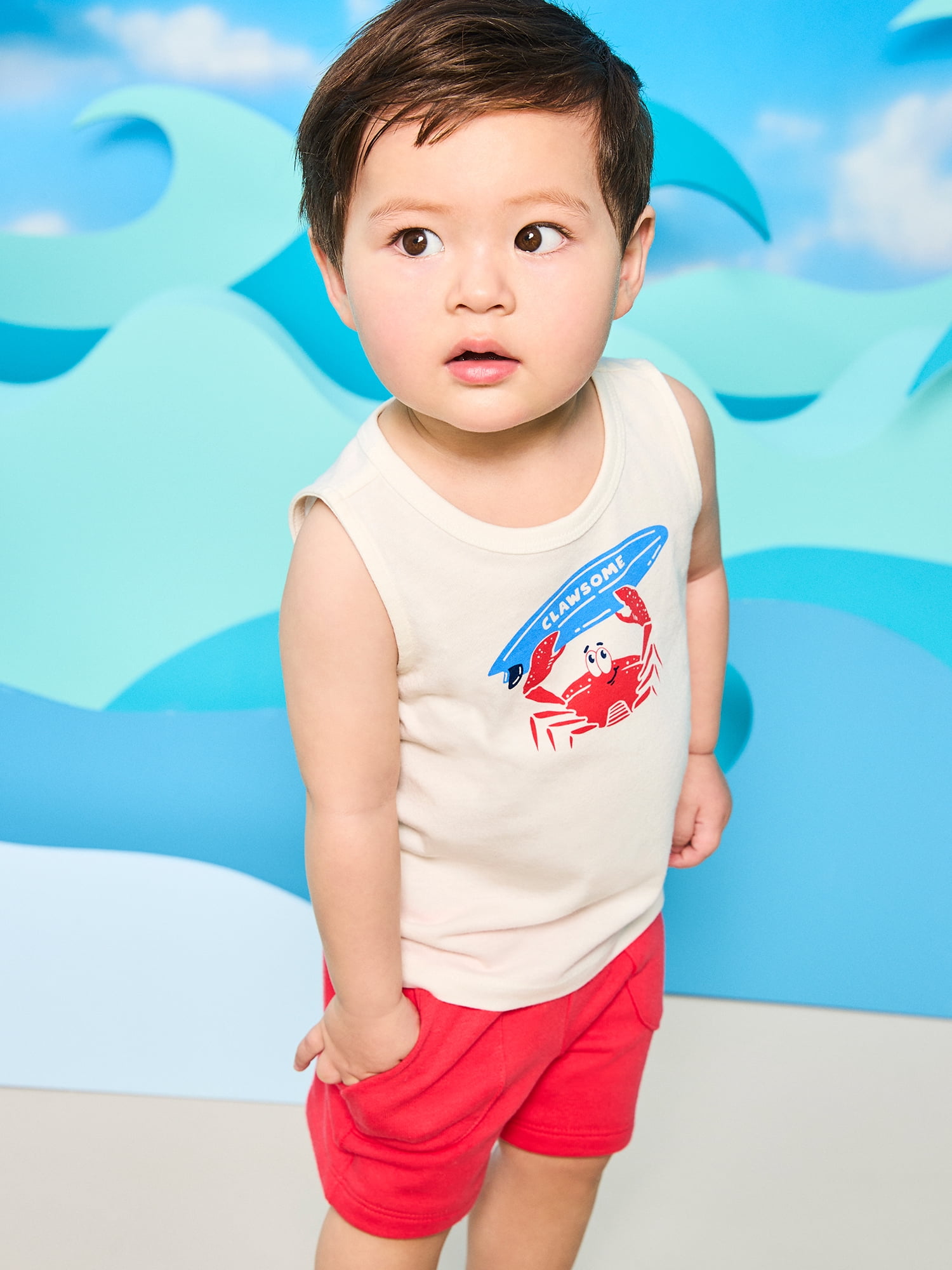 Garanimals Newborn, Baby & Toddler Boy Lightweight Active Shorts, Sizes 0-6T