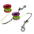 thumbnail image 1 of 2x Carrete de Buceo Ligero Baoblaze para Cueva Carrete de 15 M 49,21 Pies Clip de Broche, 1 of 8