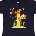 thumbnail image 4 of Inktastic I'm O-fish-ally One Cute Clownfish First Birthday Boys or Girls Baby Bodysuit, 4 of 5