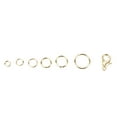 thumbnail image 3 of Cousin DIY 1030-Piece Gold Finish Jump Ring & Lobster Clasp Assortment – Metal Jewelry Findings Kit for Bracelet and Necklace Crafts, 3 of 9