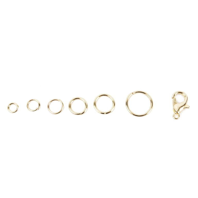 1030-Piece Gold Jump Ring & Lobster Clasp Kit photo 3