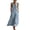 A-Blue, variant on MaFYtyTPR Women's Sleeveless Maxi Dress Cotton Linen Summer V-neck with Side Pocket Casual Long Dresses A-Blue L