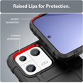 thumbnail image 5 of for Xiaomi 13 Case, Heavy Duty Shockproof Slim Protection Phone Case Support Wireless Charging Cover for Xiaomi 13 HD Black, 5 of 16