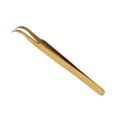 thumbnail image 4 of Electronic Tweezers, Portable Fine Curved Tip Aluminium Alloy Wide Application Tweezers  For Maintenance Gold, 4 of 8