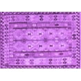 thumbnail image 1 of Ahgly Company Indoor Rectangle Abstract Purple Contemporary Area Rugs, 5' x 7', 1 of 4