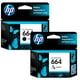 thumbnail image 2 of Combo Tinta Original HP 664 Negro y Color F6V28AL + F6V29AL, 2 of 2