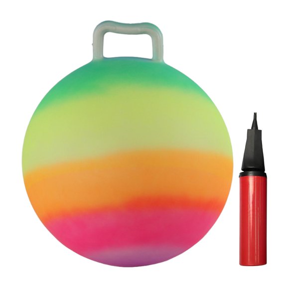 Pelota Saltarina Balón Hinchable Saltador Infantil Juguete Deportivo Bola de con Asa de Agarre en PVC Adecuado para Juegos de Niños Y Niñas en