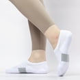 thumbnail image 6 of 12 Pairs No Show Socks Womens Cushioned Low Cut Athletic Hidden Liner for Sneakers Ankle Invisible Running Socks(Black), 6 of 6