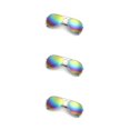 thumbnail image 4 of sweethay Gafas de sol Novedad de alto rango Diferentes vibrantes Resistentes Ligeras Mano de obra fina Diseño único Gafas redondas Type4 NO4 sweethay CBP275267, 4 of 6