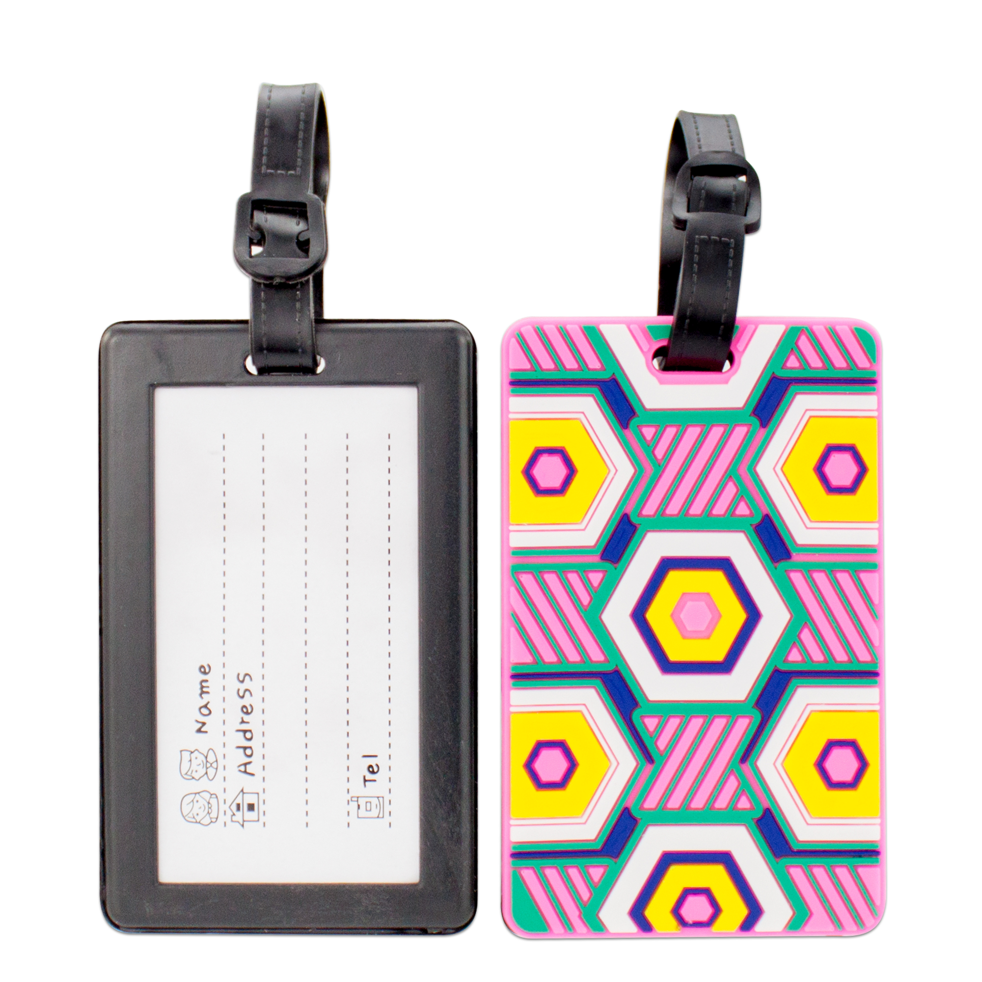 Miami Carryon Miami CarryOn Colorful Luggage Tags/Card Holder/Bag