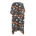 thumbnail image 2 of HELLHERO High Quality Fabrics Long Kimono Swimsuit Cover Up for Beach Breathable Free Size Bathing Suit Cover Up Halloween Icon Pattern, 2 of 6
