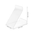 thumbnail image 2 of KALLORY 2Pcs Clear Acrylic Desktop Vinyl Record Stand Tabletop Organizer for Albums and Magazines, 2 of 8