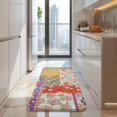 thumbnail image 4 of Pioneer Flower Floral Print Pattern Kitchen Rug Mat,Kitchen Runner Rugs Non Skid Washable,Decorative Kitchen Floor Mats for Kitchen,Sink,Laundry,17"x47.2", 4 of 7