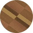 thumbnail image 1 of Ahgly Tapis Rond Lavable en Machine Intérieur Transitionnel Rouge Brun, 4 Pieds Rond, 1 of 7