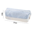thumbnail image 2 of Estuche para lápices y bolígrafos, estuche para lápices de alta capacidad, bolsa para cosméticos, organizador de papelería de oficina, 2 of 5