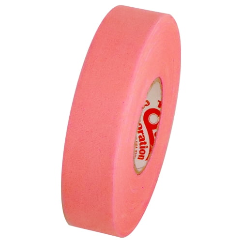 Premium Pink Fluorescent Cloth Hockey Stick Tape 1 inch x 30 yards