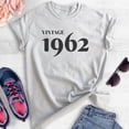 thumbnail image 2 of Vintage 1962 Shirt, Unisex Women's Men's Shirt, 60th Birthday Shirt, Sixtieth Birthday Shirt, B-day Shirt, Heather Ash, XX-Large, 2 of 6