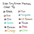 thumbnail image 6 of Expo Low Odor Dry Erase Markers, Chisel Tip, Assorted Colors, 12 Count, 6 of 7