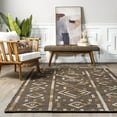 thumbnail image 6 of nuLOOM Virginia Bohemian Jute-Blend Area Rug, 5' x 8', Brown, 6 of 9