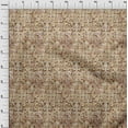 thumbnail image 4 of oneOone Rayon Light Brown Fabric Batik Fabric For Sewing Printed Craft Fabric By The Yard 56 Inch Wide-J5, 4 of 8