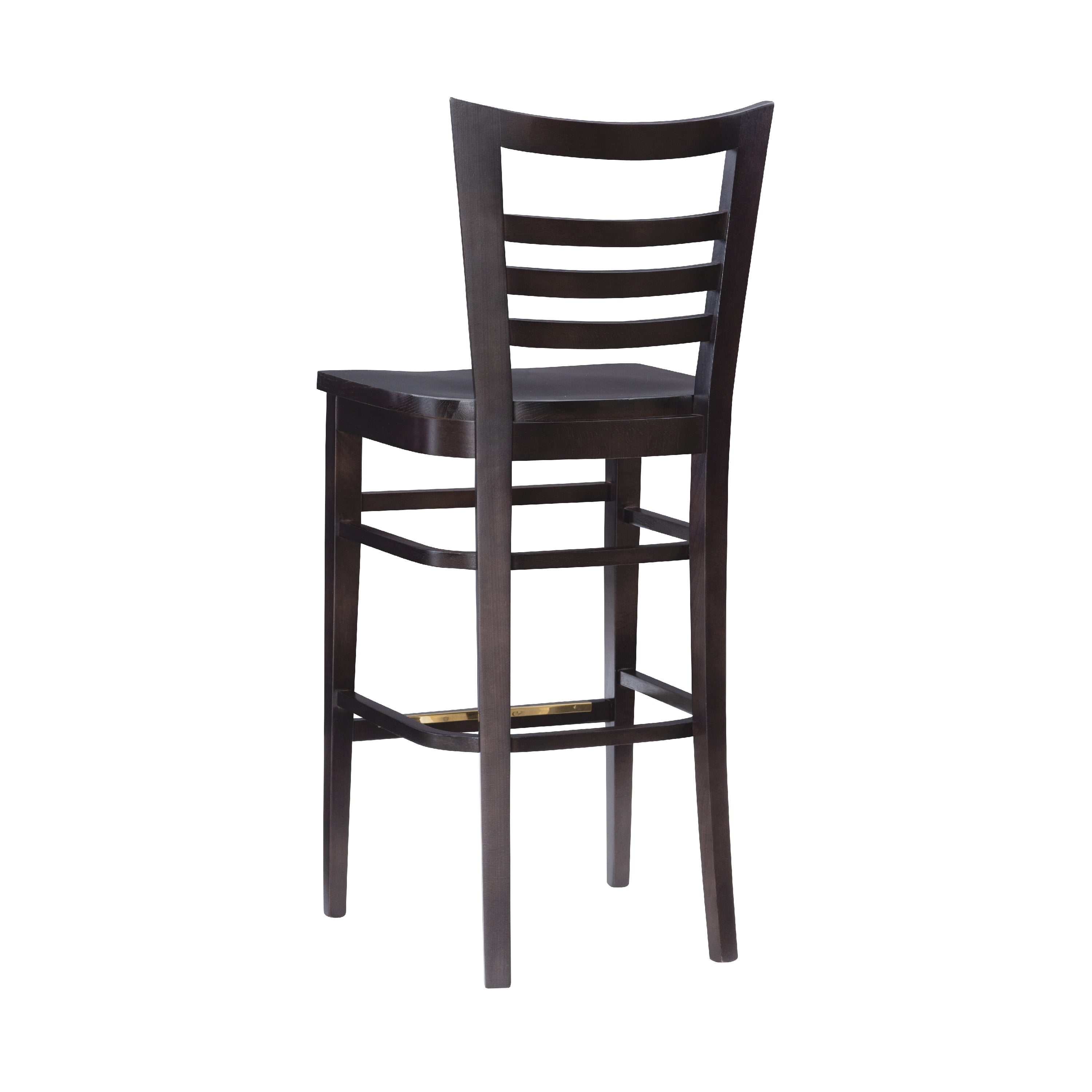 Linon Birkdale 30" Bar Stools, Deep Brown Stain Finish, Set of 2