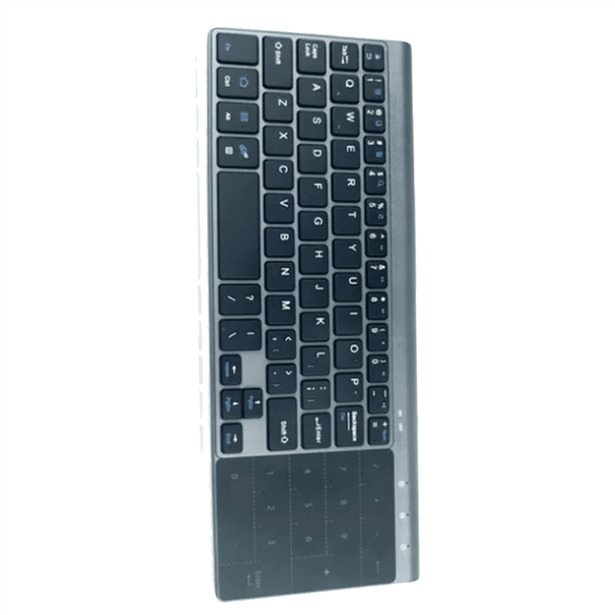 Bluetooth Wireless Mini Keyboard with Numeric Touchpad for Notebook PC Smart TV Portable 59 Keys Wireless Mini Keyboard