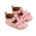 thumbnail image 2 of Baby'S First Walking Shoes Baby Summer New Baby Hollowed-Out Bow Outside Wear Non-Slip Breathable Sweatproof Toddler Shoes Baby Barefoot Shoes, 2 of 7