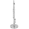 thumbnail image 5 of 1 Set Copper Miniature Flute Mini Musical Instrument Model Mini Flute Model with Storage Box, 5 of 5